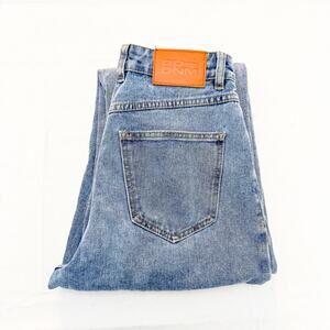 Princess Polly High Rise Wide Leg Ripped Denim Jeans Size 6